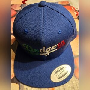 Blue Dodgers Snapback Hat